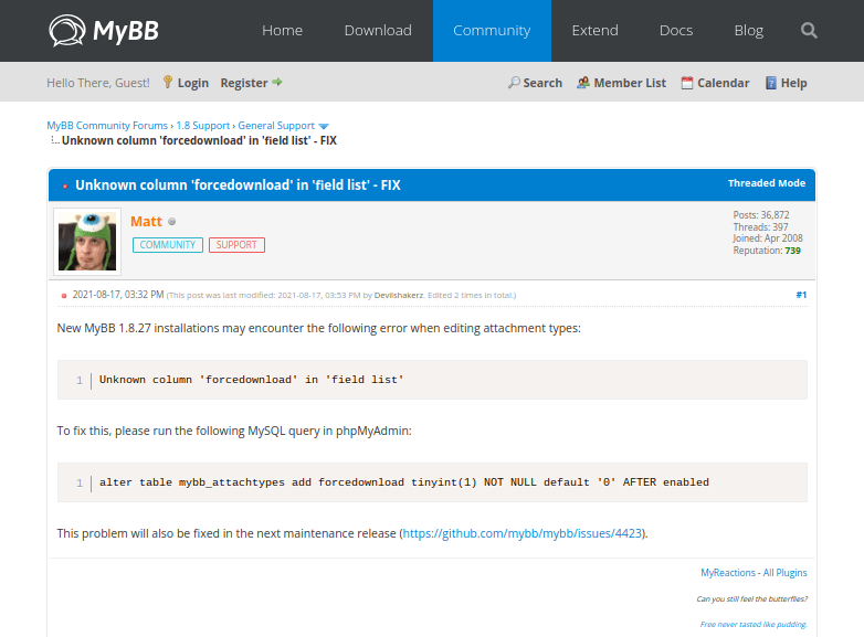 MyBB Forum Yazılımı