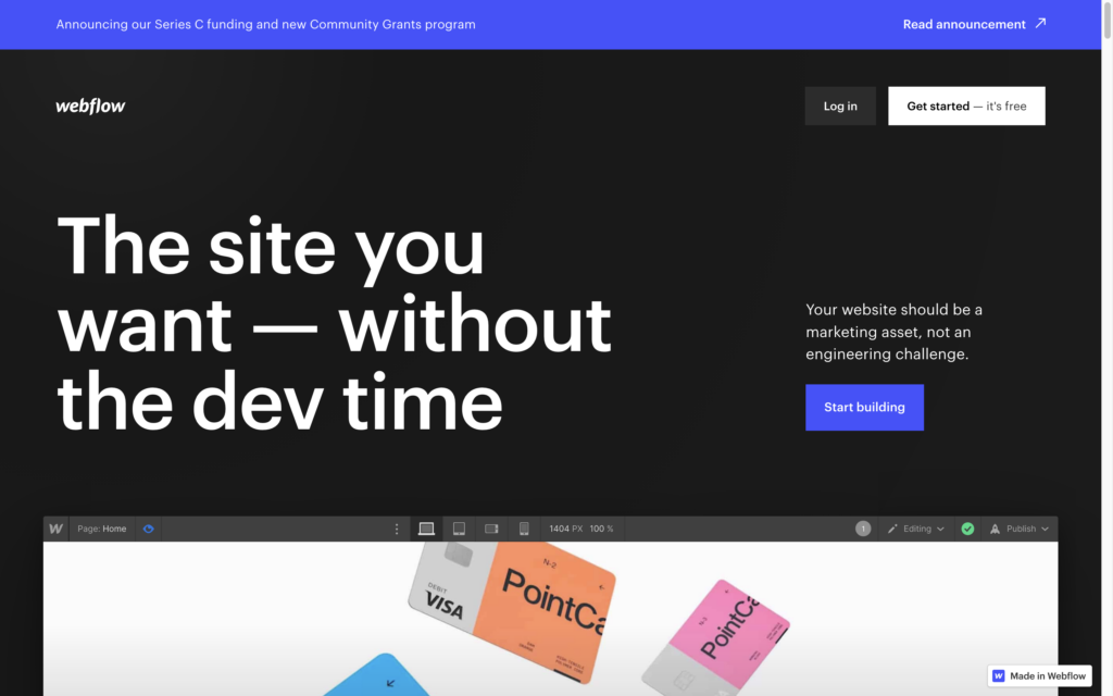 Web akışı web sitesi oluşturucu