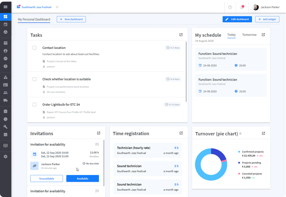 <p style="text-align: center;"><span style="font-weight: 400;">Panoramica del dashboard in </span><a href="https://www.capterra.com/p/ 144616/Rentman/"><span style="font-weight: 400;">Rentman</span></a><span style="font-weight: 400;"> (</span><a href= "https://www.capterra.com/p/144616/Rentman/"><span style="font-weight: 400;">Fonte</span></a><span style="font-weight: 400;">)</span></p> <p style="text-align: center;"><span style="font-weight: 400;">Dashboard overview in </span><a href="https://www.capterra.com/p/144616/Rentman/"><span style="font-weight: 400;">Rentman</span></a><span style="font-weight: 400;"> (</span><a href="https://www.capterra.com/p/144616/Rentman/"><span style="font-weight: 400;">Source</span></a><span style="font-weight: 400;">)</span></p>