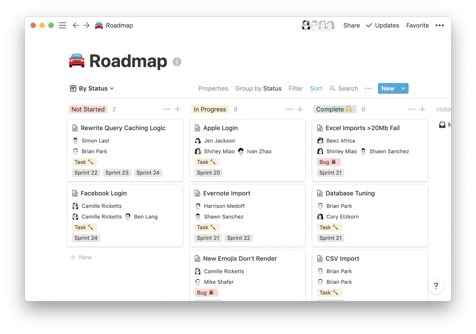 <p style="text-align: center;"><span style="font-weight: 400;">Tracciamento delle roadmap del progetto in </span><a href="https://www.capterra.com/p /186596/Notion/"><span style="font-weight: 400;">Nozione</span></a><span style="font-weight: 400;"> (</span><a href ="https://www.capterra.com/p/186596/Notion/"><span style="font-weight: 400;">Fonte</span></a><span style="font-weight : 400;">)</span></p> <p style="text-align: center;"><span style="font-weight: 400;">Tracking project roadmaps in </span><a href="https://www.capterra.com/p/186596/Notion/"><span style="font-weight: 400;">Notion</span></a><span style="font-weight: 400;"> (</span><a href="https://www.capterra.com/p/186596/Notion/"><span style="font-weight: 400;">Source</span></a><span style="font-weight: 400;">)</span></p>