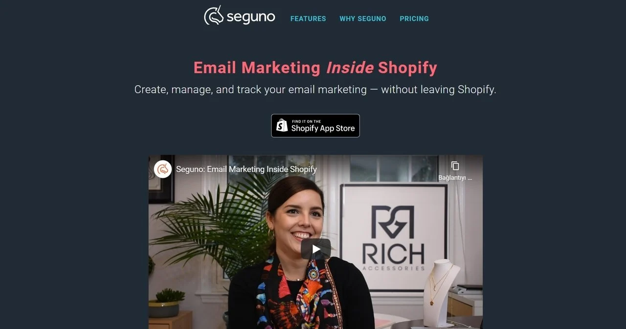 最高のShopifyアプリ-Seguno