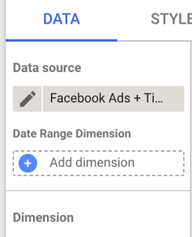 ブレンディッドデータソースをGoogleDataStudioに追加します