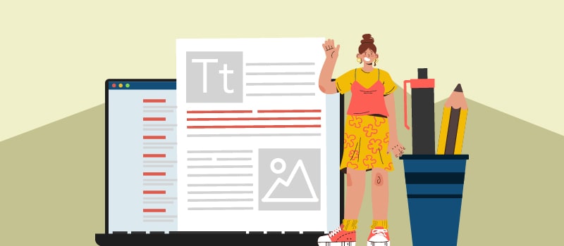 ilustrasi blogger