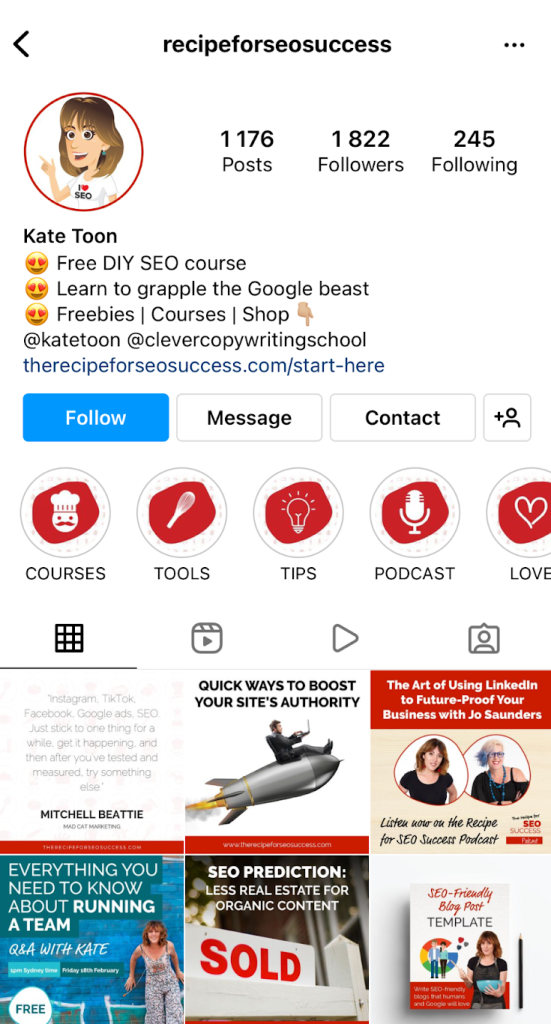 來自凱特卡通的 insta 故事