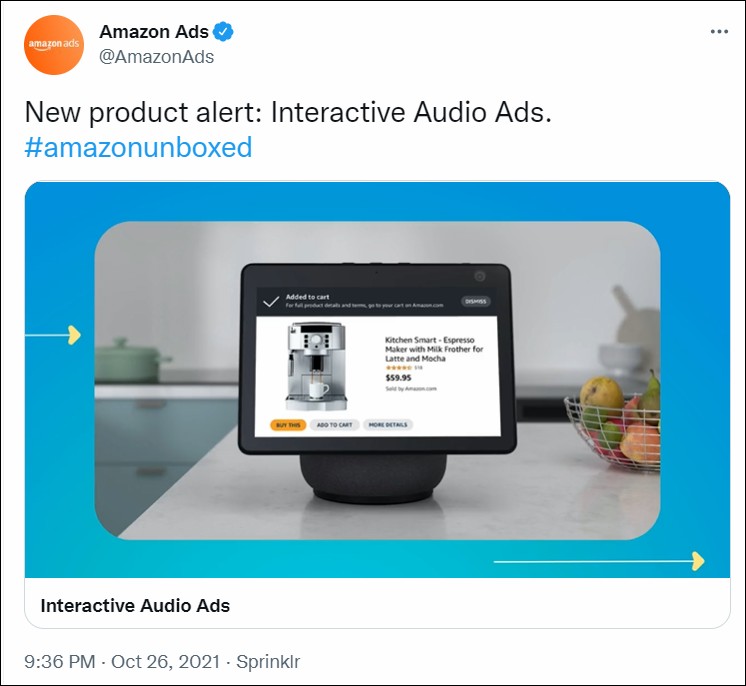 Exemple de marketing interactiv