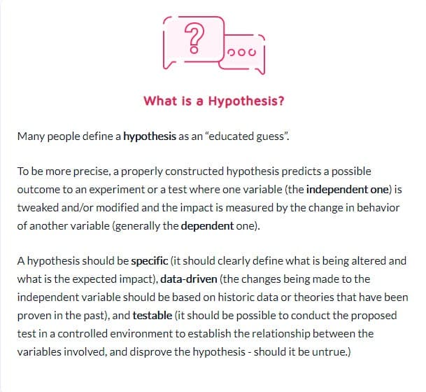 Was ist eine Hypothese?