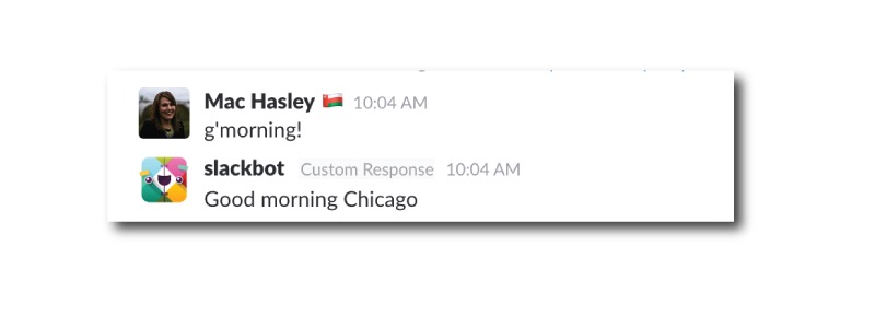 Slackbot nu a uitat (sau, cel puțin, Dennis, care a programat comanda, nu a uitat).