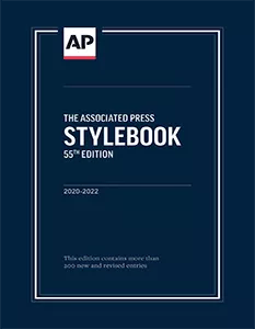 AP Stylebook, 55a edizione. Immagine per gentile concessione di apstylebook.com.