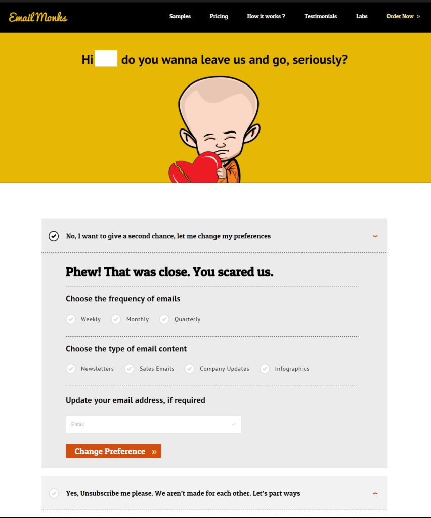 e-mail monaci