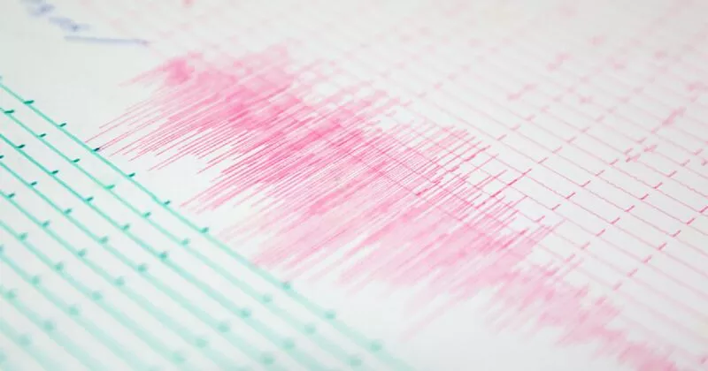 Seismograph-Volatilitätsmesswerte.