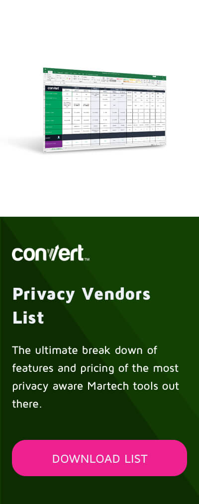 Elenco fornitori per la privacy